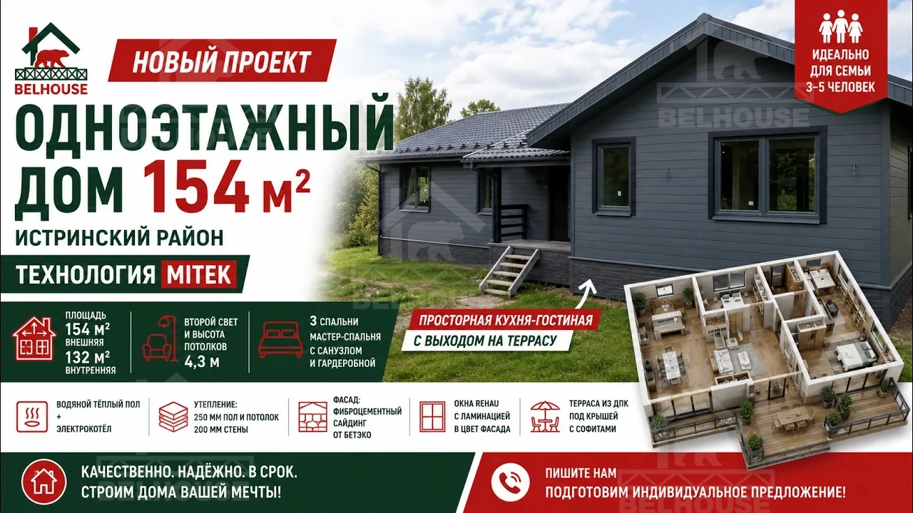 Построенный дом в Истринском районе